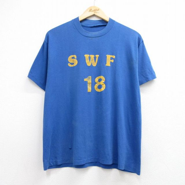 古着通販 L☆古着 半袖 ビンテージ Tシャツ メンズ 90年代 90s SWF 18