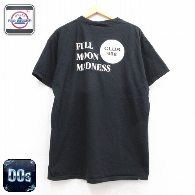 00s 半袖Tシャツ FULL MOON ブラック メンズXL相当 | 古着