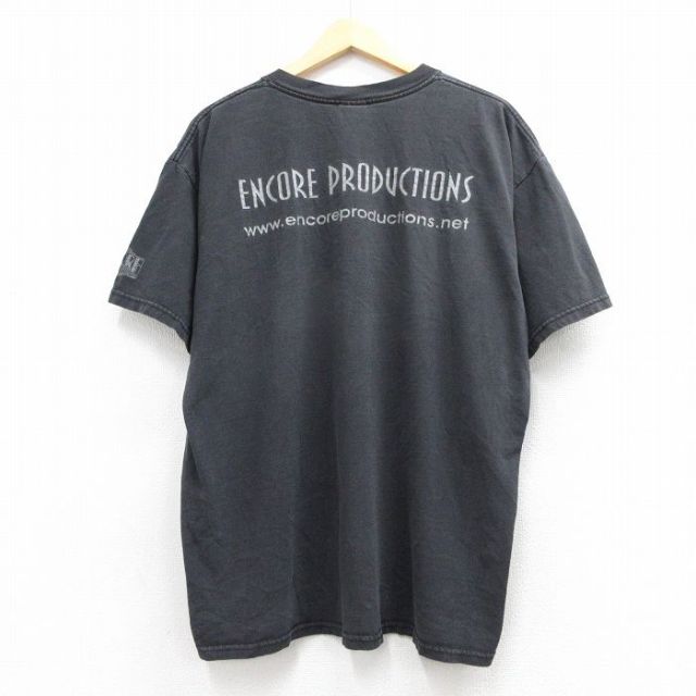 00s 半袖Tシャツ ENCORE CREW ブラック メンズXL相当 | 古着