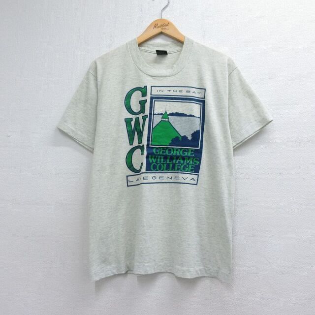 スクリーンスターズ 80s 半袖Tシャツ ジョージウィリアムズカレッジ グレー メンズL相当 | 古着