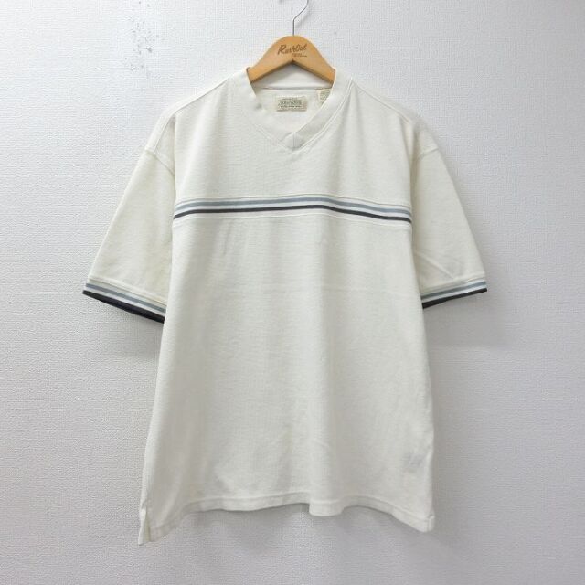 セントジョンズベイ 00s 半袖Tシャツ 鹿の子 ベージュ メンズXL相当 | 古着
