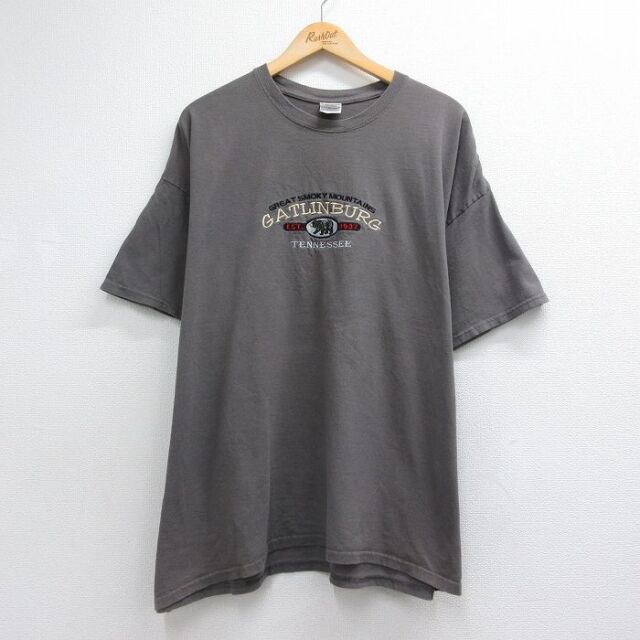 古着通販 L☆古着 半袖 ビンテージ Tシャツ メンズ コットン クルー