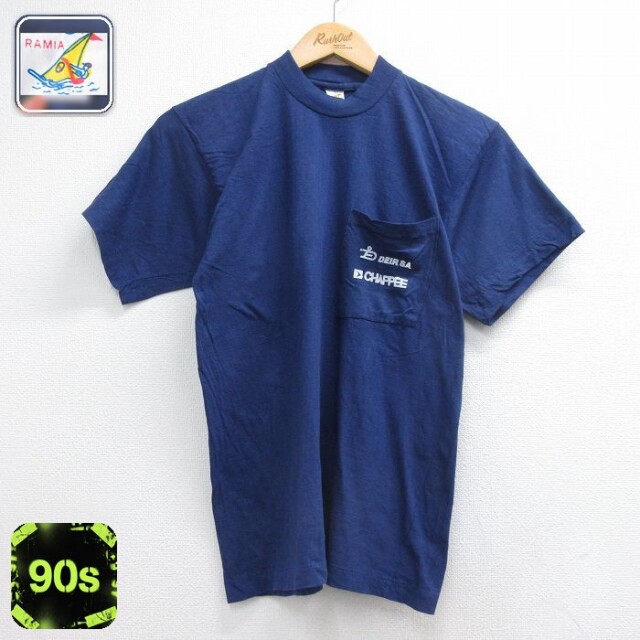 90s 半袖Tシャツ CHAPPEE ネイビー メンズS相当 | 古着