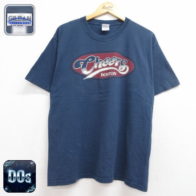 00s 半袖Tシャツ Cheers ネイビー メンズL相当 | 古着