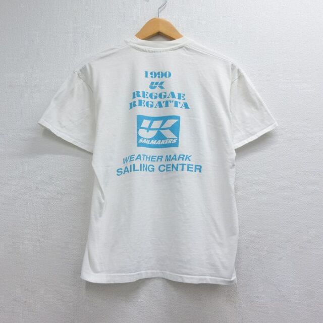 古着通販 L☆古着 半袖 ビンテージ Tシャツ メンズ 90年代 90s ヨット