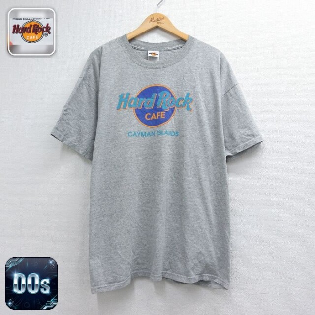00s 半袖Tシャツ ハードロックカフェ グレー メンズXL相当 | 古着
