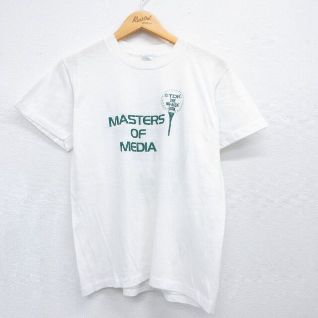 80s 半袖Tシャツ ゴルフ ホワイト メンズM相当 | 古着