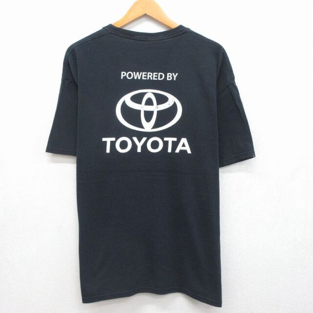 00s 半袖Tシャツ トヨタ ブラック メンズXL相当 | 古着