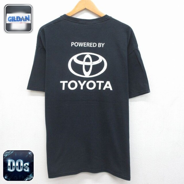 00s 半袖Tシャツ トヨタ ブラック メンズXL相当 | 古着