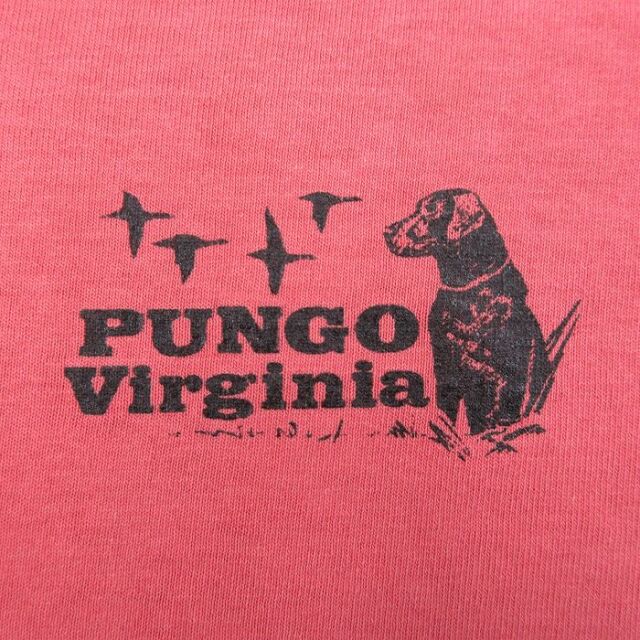 古着通販 L☆古着 半袖 ビンテージ Tシャツ メンズ 90年代 90s 犬