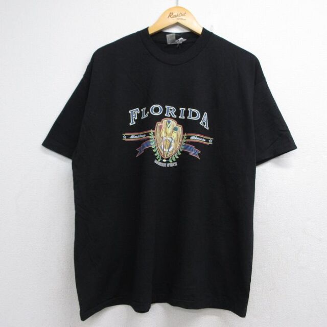 オニータ 00s 半袖Tシャツ フロリダ ブラック メンズXL相当 | 古着
