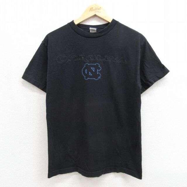 CHAMPS 00s 半袖Tシャツ カロライナ ブラック メンズM相当 | 古着