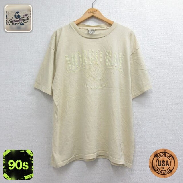 90s 半袖Tシャツ カリフォルニア イエロー メンズXL相当 | 古着