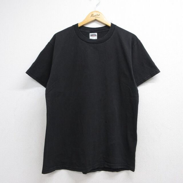TULTEX 90s 半袖Tシャツ ブラック メンズL相当 | 古着