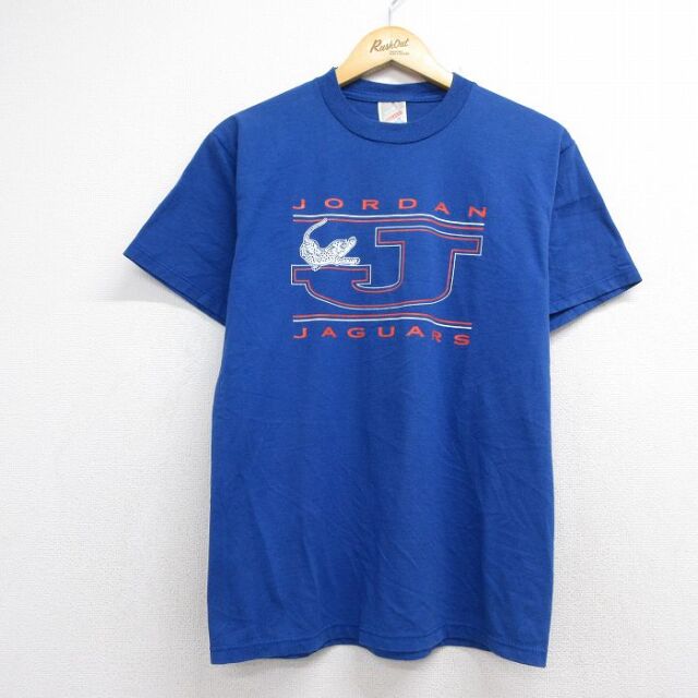 90s 半袖Tシャツ ジャガーズ ブルー メンズM相当 | 古着