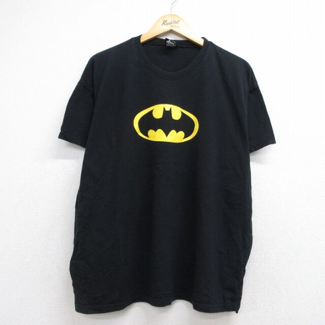 00s 半袖Tシャツ DCコミックスバットマン ブラック メンズXL相当 | 古着
