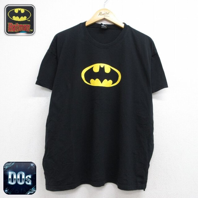 00s 半袖Tシャツ DCコミックスバットマン ブラック メンズXL相当 | 古着