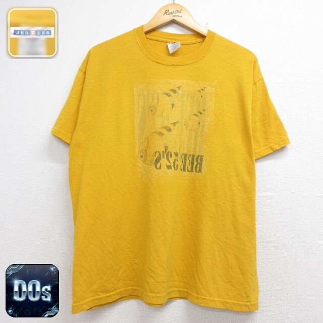 00s 半袖Tシャツ BEE イエロー メンズXL相当 | 古着