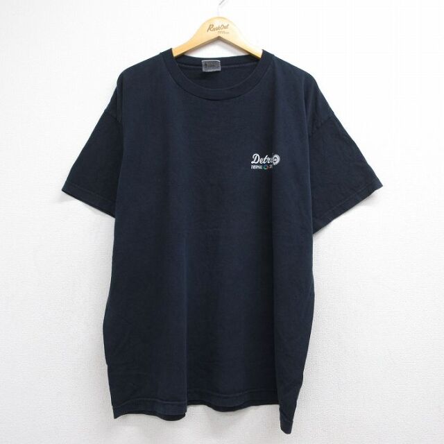 半袖Tシャツ デトロイト ブラック メンズXL相当 | 古着