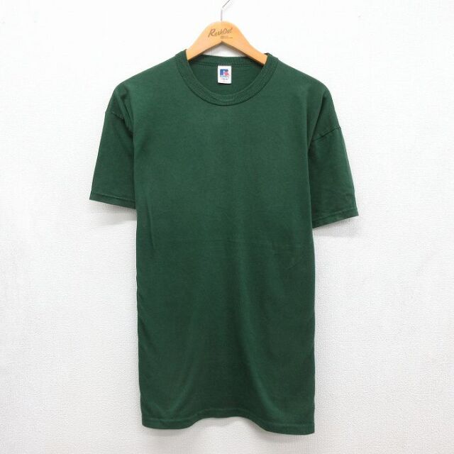 ラッセル 00s 半袖Tシャツ グリーン メンズXL相当 | 古着