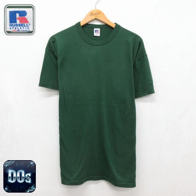 ラッセル 00s 半袖Tシャツ グリーン メンズXL相当 | 古着
