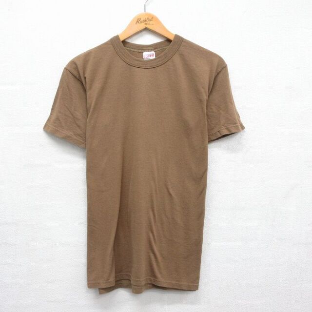 90s 半袖Tシャツ ブラウン メンズM相当 | 古着