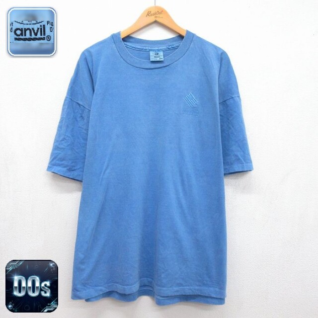 半袖Tシャツ Sandills ブルー メンズXL相当 | 古着
