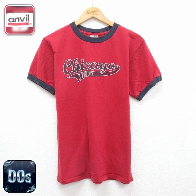 00s 半袖Tシャツ シカゴ レッド メンズM相当 | 古着