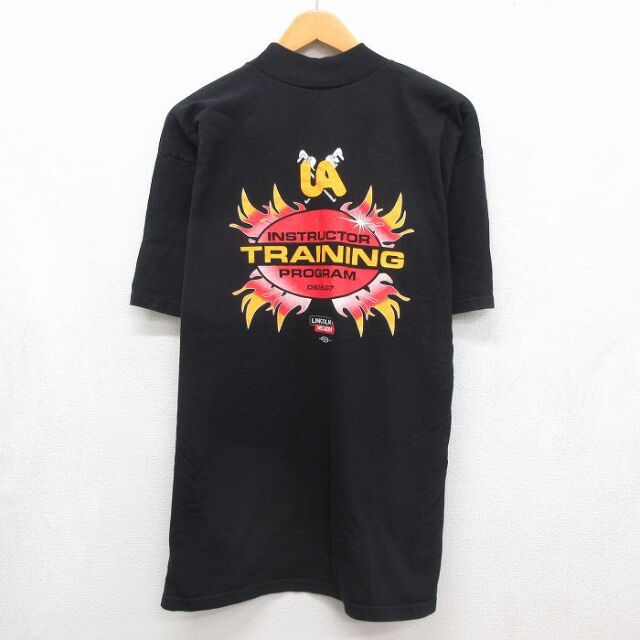 90s 半袖Tシャツ TRAINING ブラック メンズXL相当 | 古着