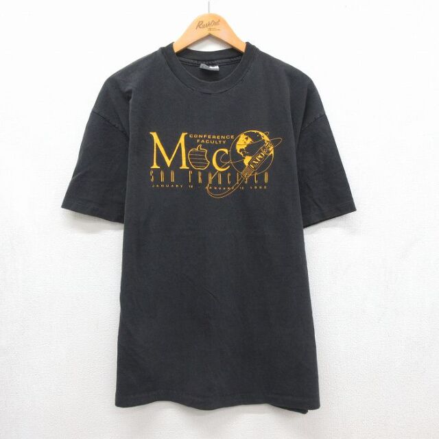 ヘインズ 90s 半袖Tシャツ Mac Expo ブラック メンズXL相当 | 古着
