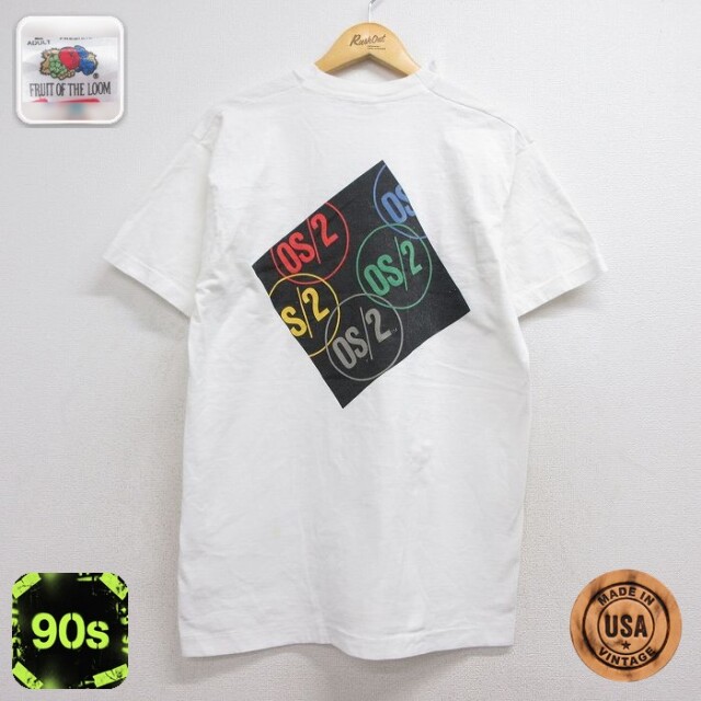 フルーツオブザルーム 90s 半袖Tシャツ OS/2 ホワイト メンズL相当 | 古着