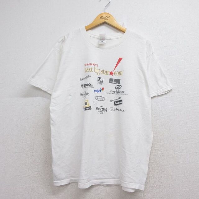 フルーツオブザルーム 00s 半袖Tシャツ Windowsハードロックカフェ ホワイト メンズXL相当 | 古着