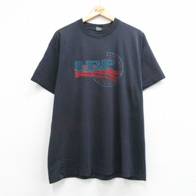 スクリーンスターズ 80s 半袖Tシャツ LBP ブラック メンズXL相当 | 古着