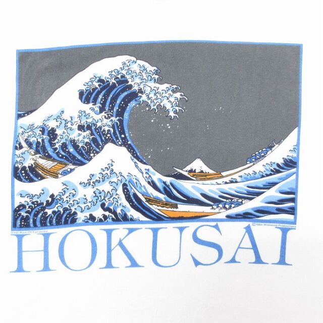 古着通販 L☆古着 半袖 ビンテージ Tシャツ メンズ 80年代 80s 葛飾