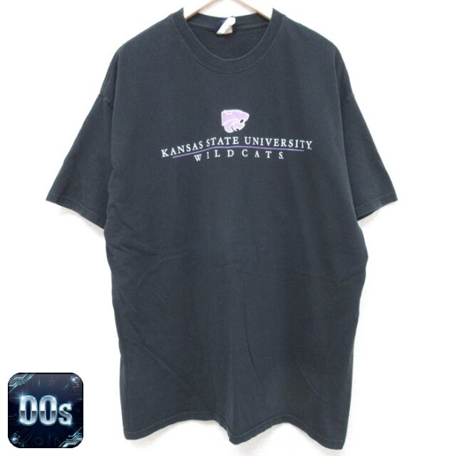 00s 半袖Tシャツ カンザス大学 ブラック XL | 古着