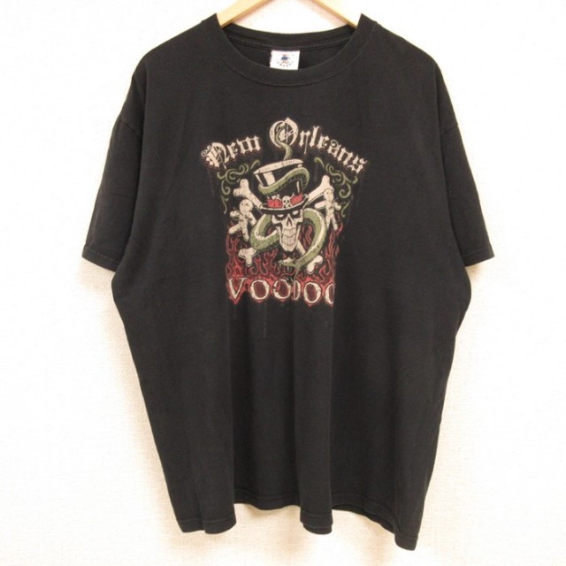 古着通販 XL☆古着 半袖 ビンテージ Tシャツ メンズ 00年代 00s VOODOO