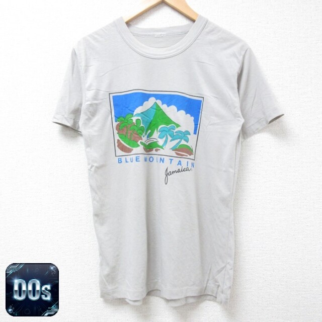 00s 半袖Tシャツ ブルーマウンテン グレー S | 古着