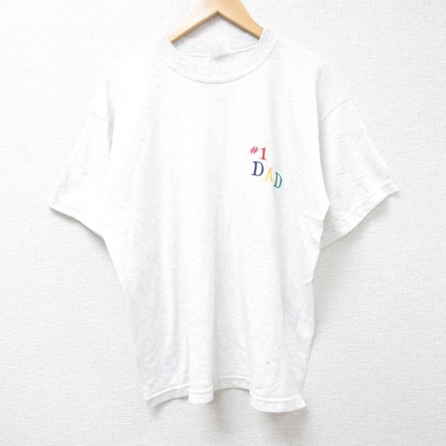 00s 半袖Tシャツ DAD グレー霜降り L | 古着