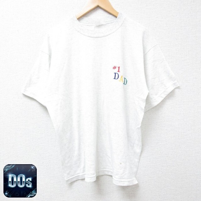 00s 半袖Tシャツ DAD グレー霜降り L | 古着