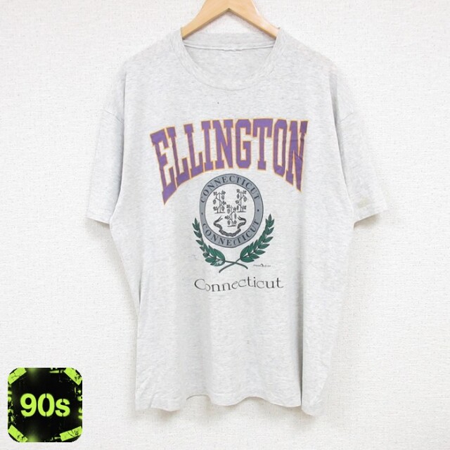 90s 半袖Tシャツ ELLINGTON グレー XL | 古着