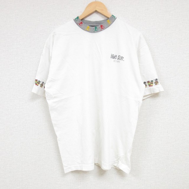 00s 半袖Tシャツ アイリーブルー ホワイト XL | 古着
