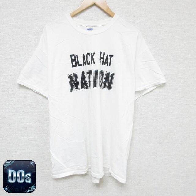 00s 半袖Tシャツ BLACK HAT ホワイト XL | 古着