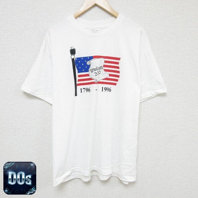ヘインズ 00s 半袖Tシャツ 星条旗 ホワイト XL | 古着