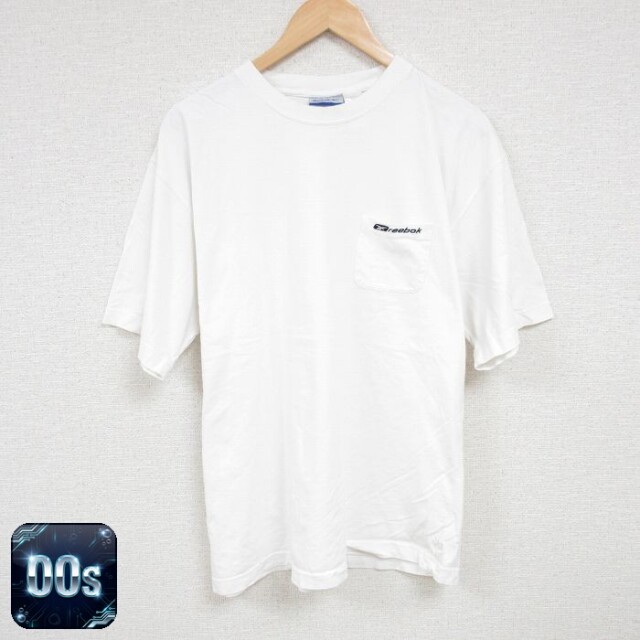 リーボック 00s 半袖Tシャツ ワンポイントロゴ ホワイト L | 古着