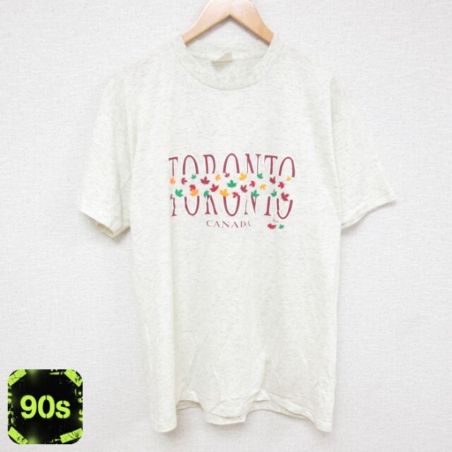 90s 半袖Tシャツ カナダ グレー L | 古着