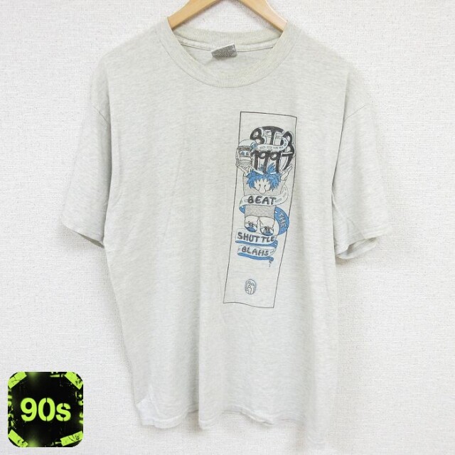 90s 半袖Tシャツ ハイランド グレー メンズXL相当 | 古着