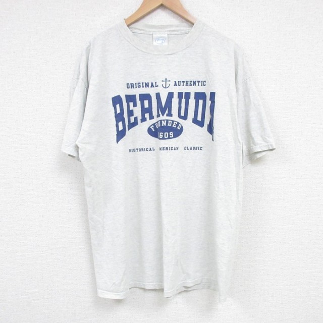 00s 半袖Tシャツ BERMUDA グレー XL | 古着