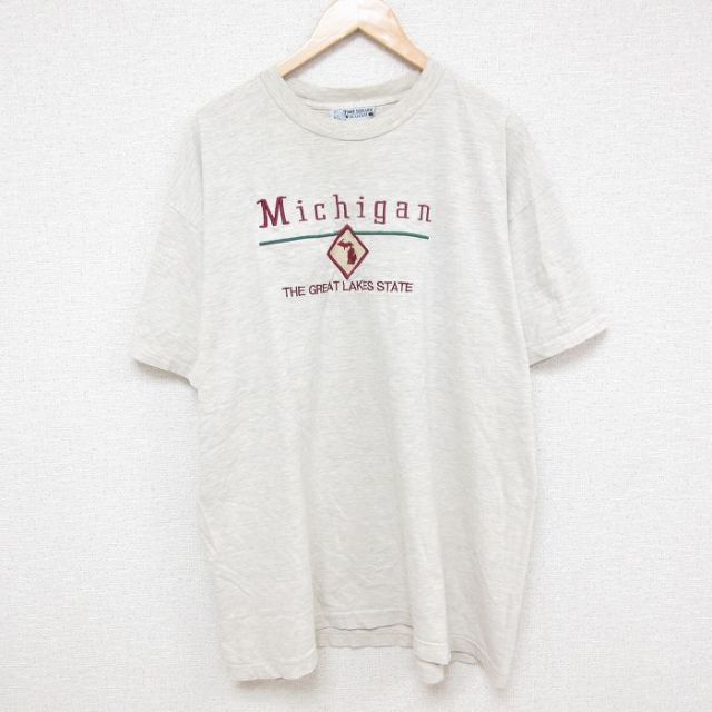 90s 半袖Tシャツ ミシガン グレー XL | 古着
