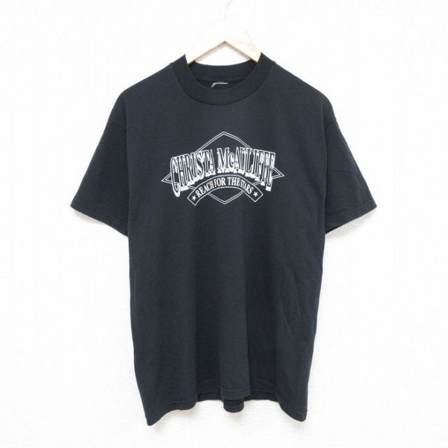 90s 半袖Tシャツ クリスタマコーニフ ブラック L | 古着
