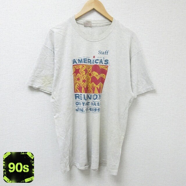 ヘインズ 90s 半袖Tシャツ AMERICAS グレー XL | 古着